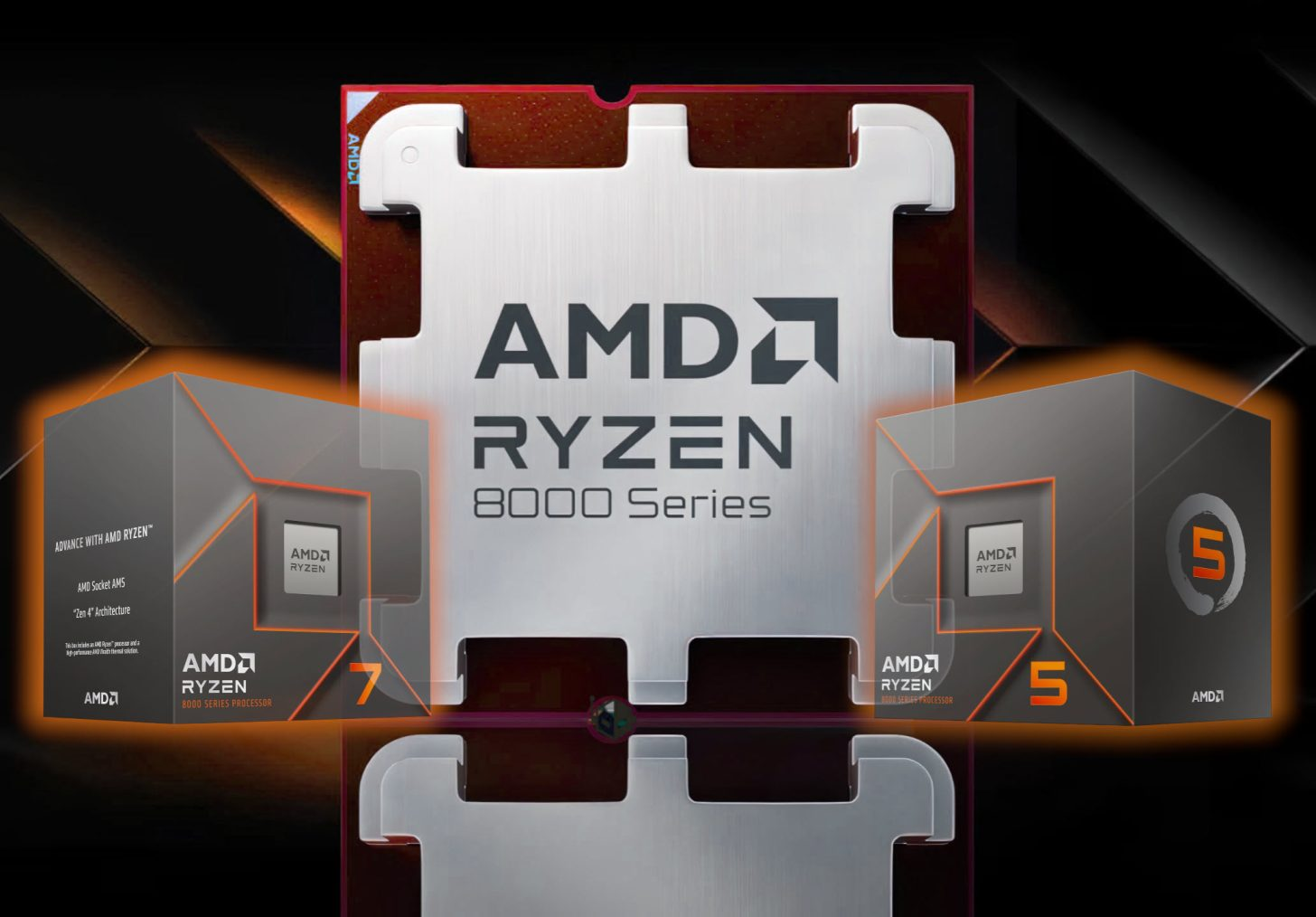 Известны расценки чипов AMD Ryzen 7 8700F и Ryzen 5 8400F