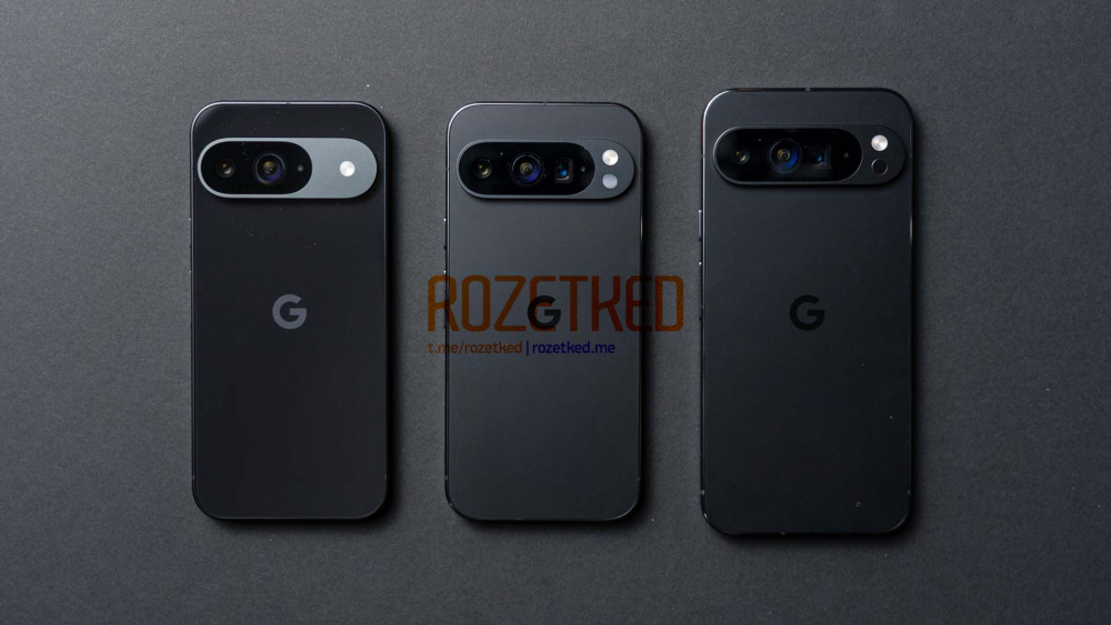 Фотографии всех смартфонов Google Pixel 9